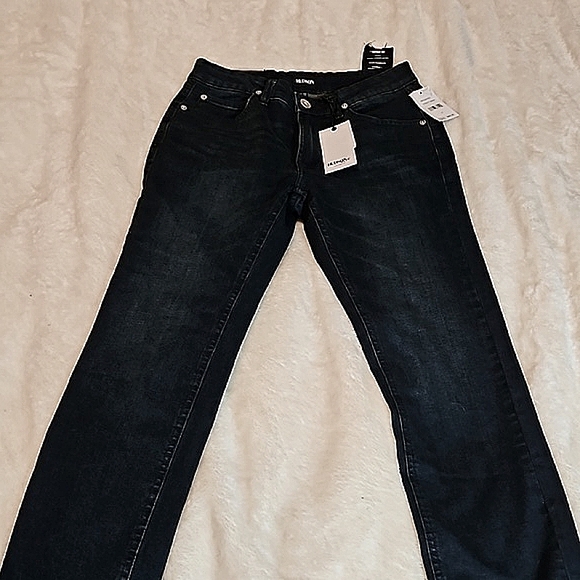 Hudson Girls Jude Original Skinny Fit Street wash Dark Blue Jeans size 12 - Picture 2 of 8